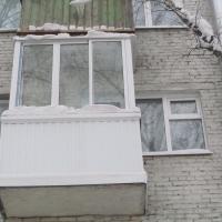 Остекление балкона алюминиевым профилем, отделка балкона