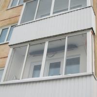 Остекление балконов алюминиевым профилем, отделка балконов