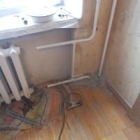 Монтаж радиатора по адресу ул. Нахимова (начало работ)